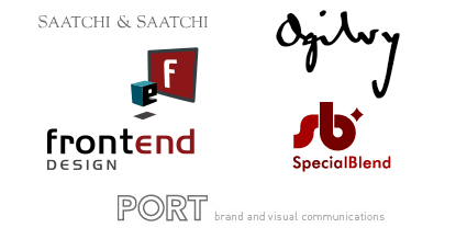 We partner with Saatchi & Saatchi Interactive, Oglivy Interactive, Frontend Design, Special Blend and Port Group